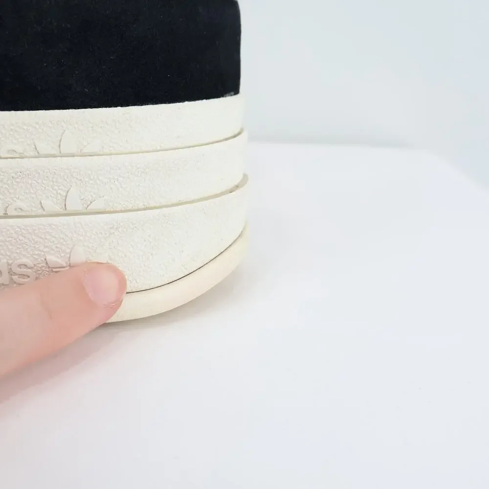 Adidas Women's Gazelle Bold Shoes Core Black Cloud White Core White Size 7